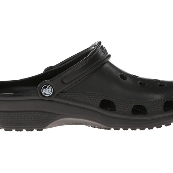Crocs Classic Clog Shoes Black, Size: 10 Medium, EVA main image 10